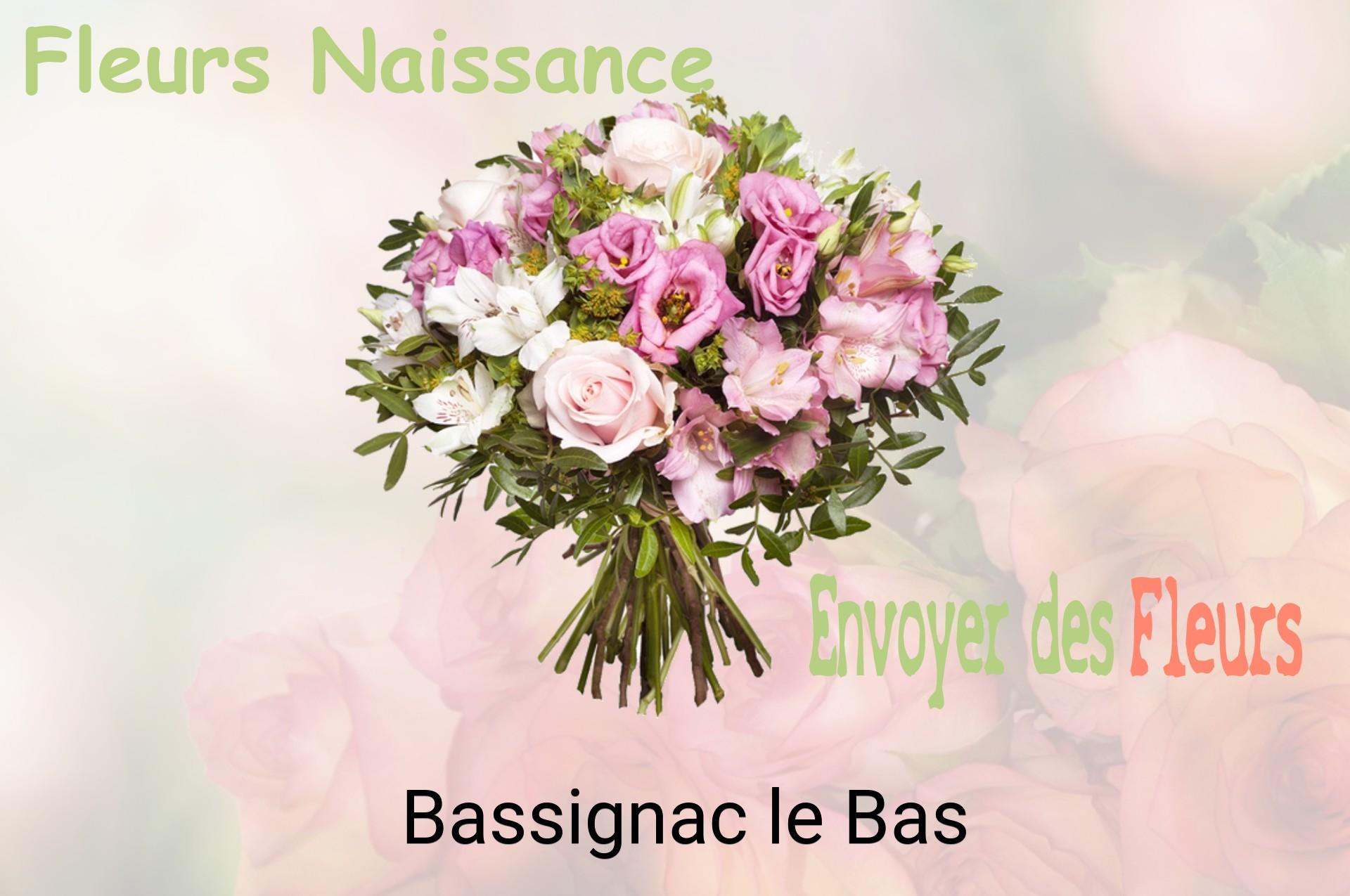 Bouquet de fleurs de naissance livré à Bassignac-le-Bas